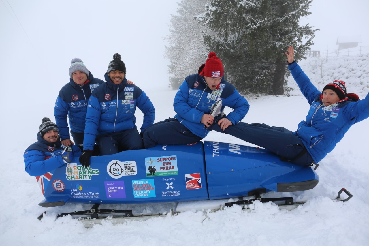 British Bobsleigh Raises Funds And Awareness For Brain Injury The